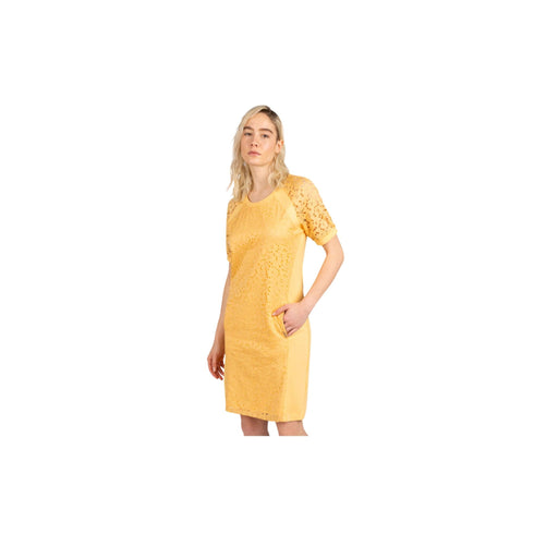 Abito Donna con inserti in pizzo Giallo Liu Jo- Francavilla Moda